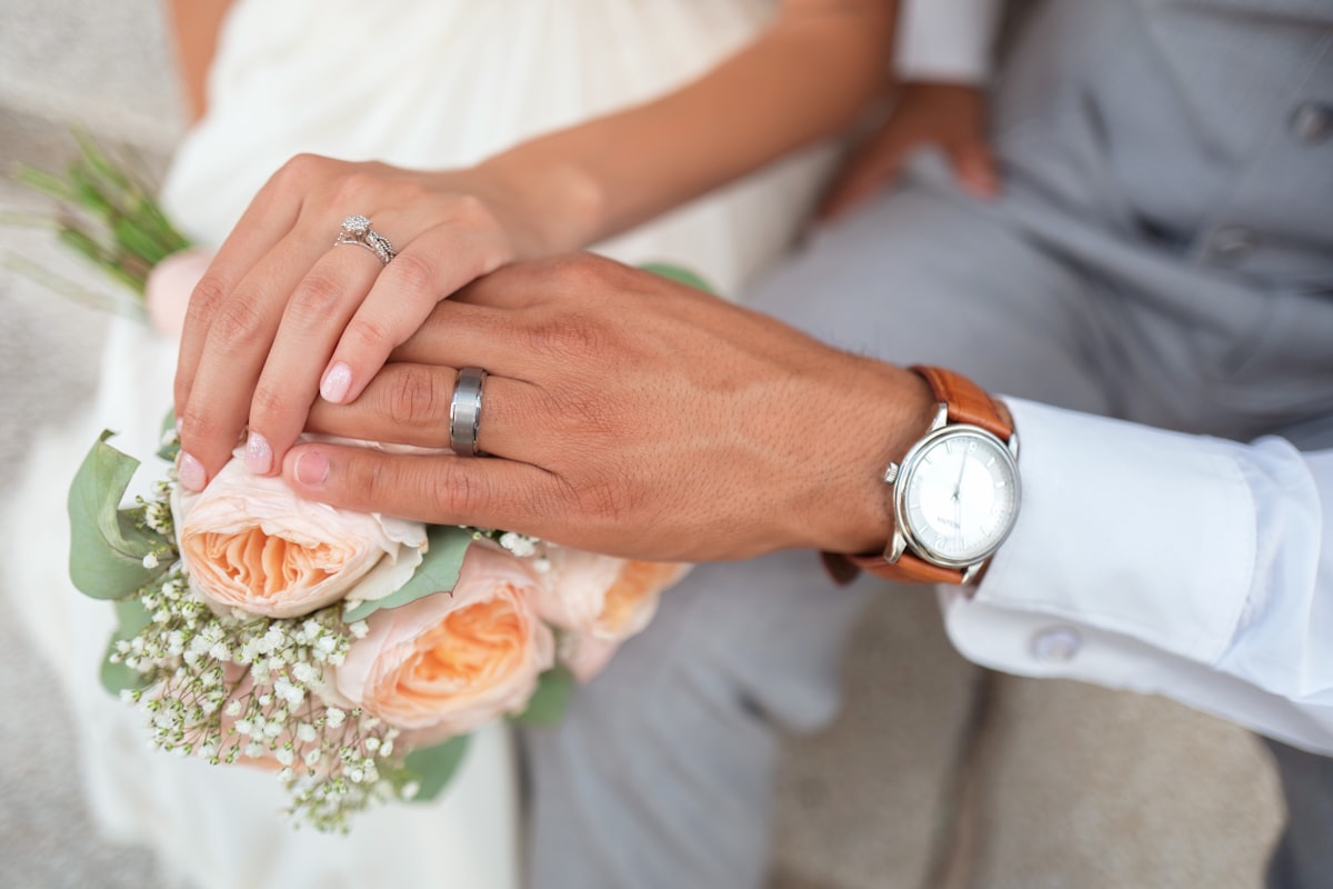 結婚式のカップル